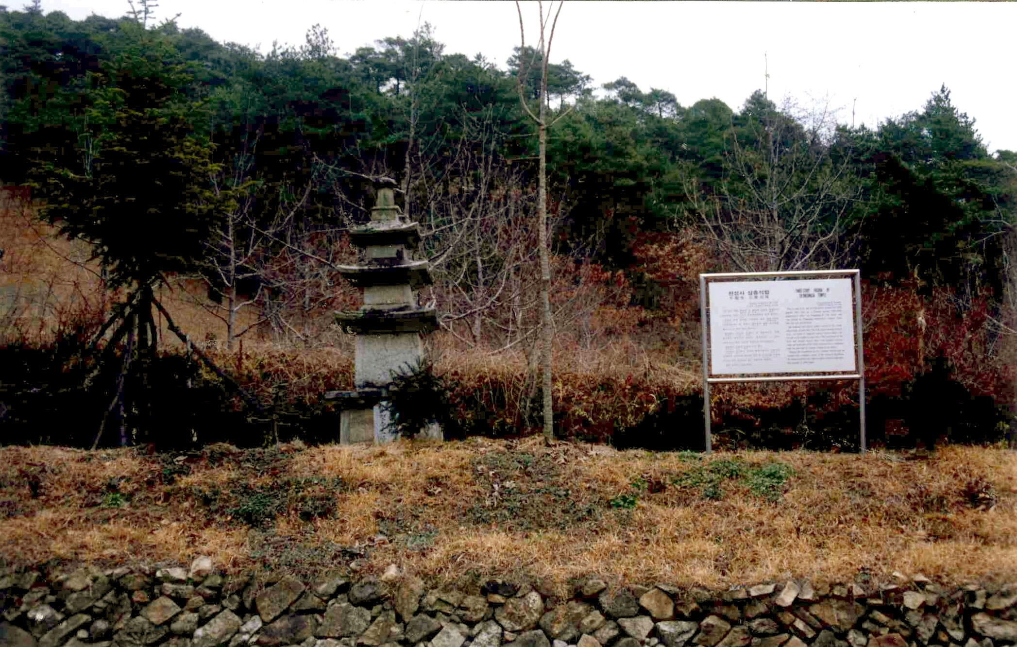 [유형문화유산  134호] 천성사 삼층석탑