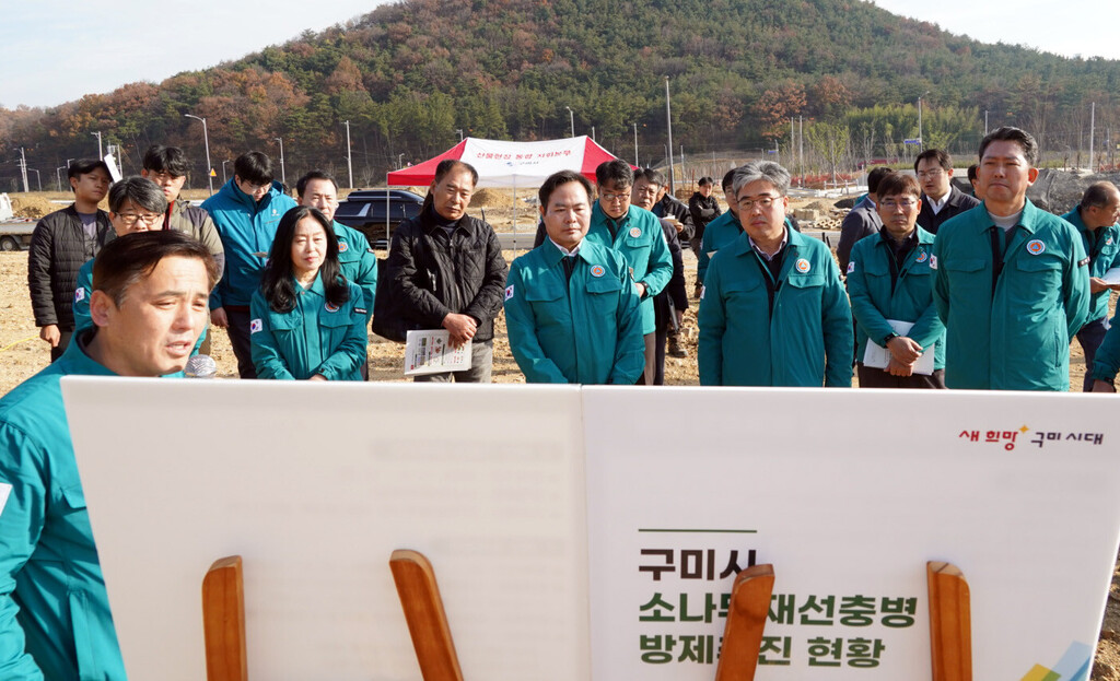 11.20 산림청장 소나무 재선충병 현장 점검