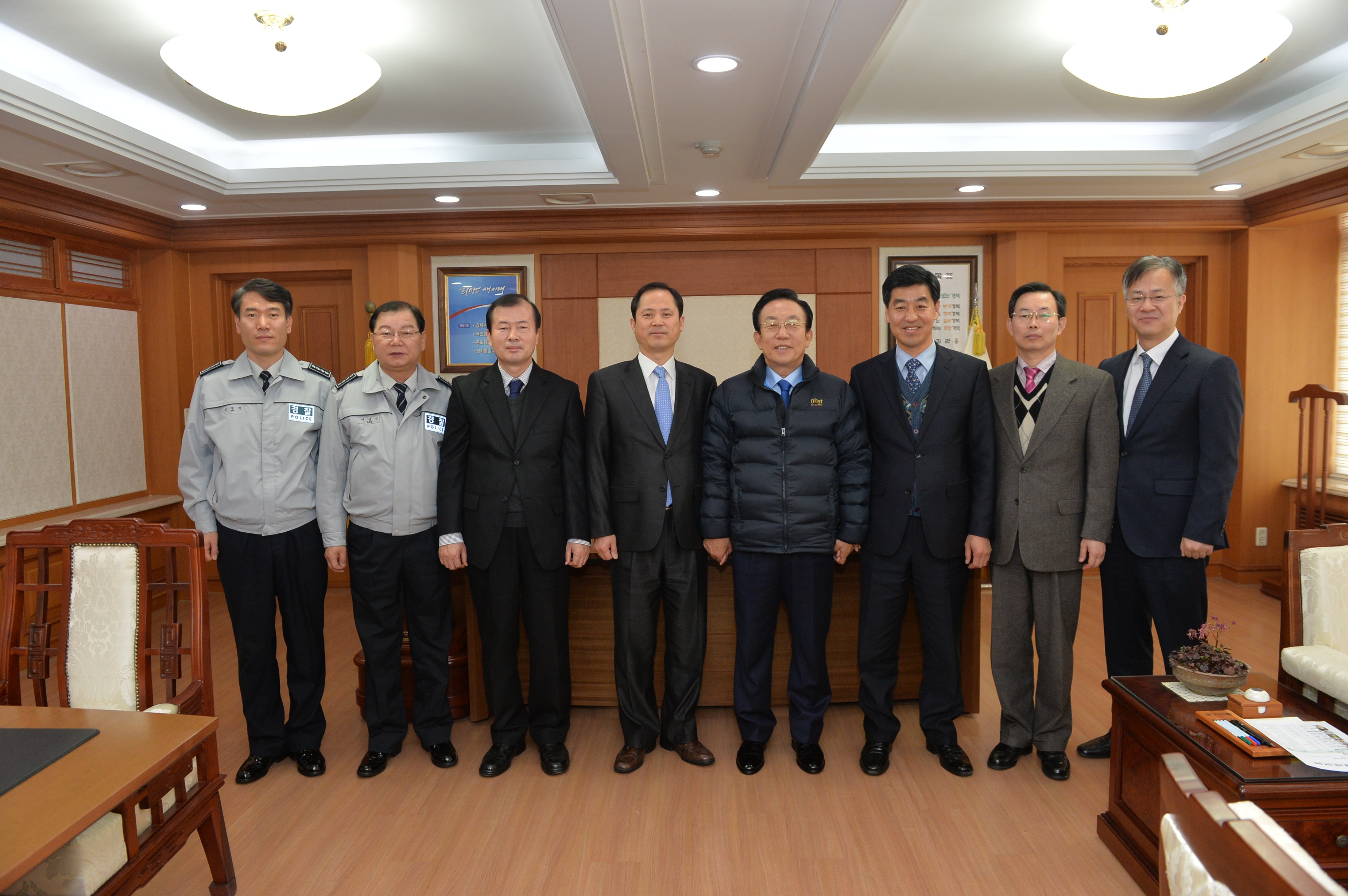 20140124 경북경찰청 과장인사 방문