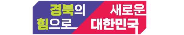 도정슬로건(기본형) : 경북의 힘으로! 새로운 대한민국