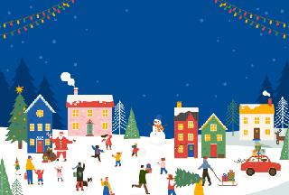 「真冬のレッド&ホワイトクリスマスパーティーにご招待致します！」